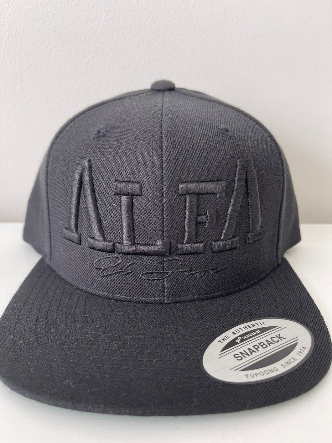 El Alfa El Jefe Hats (Black & Black)