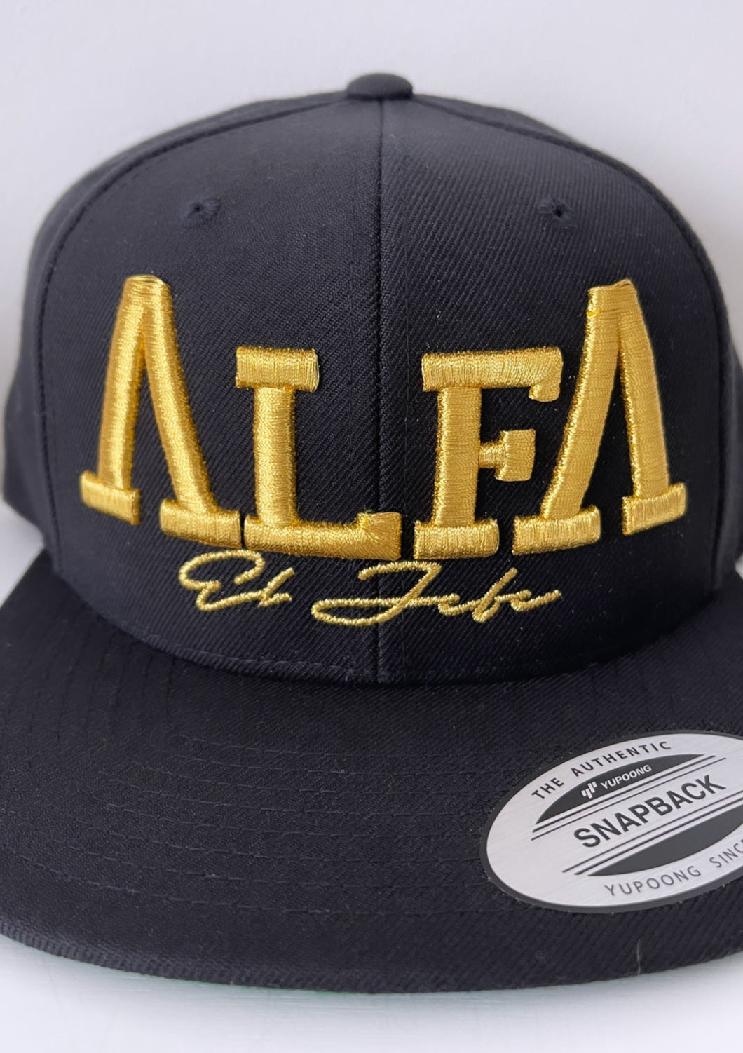 El Alfa El Jefe Hats (Black & Gold)